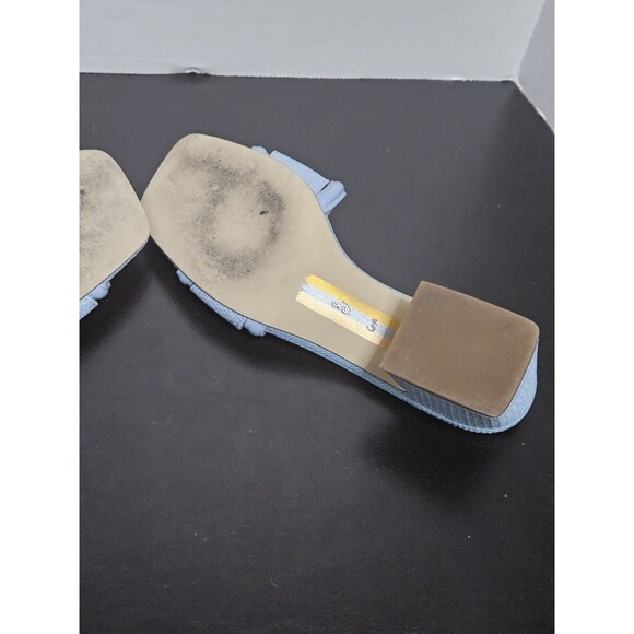 Sz 6.5 - Sam Edelman Waylon Sandal Sky Blue - Picture 8 of 9